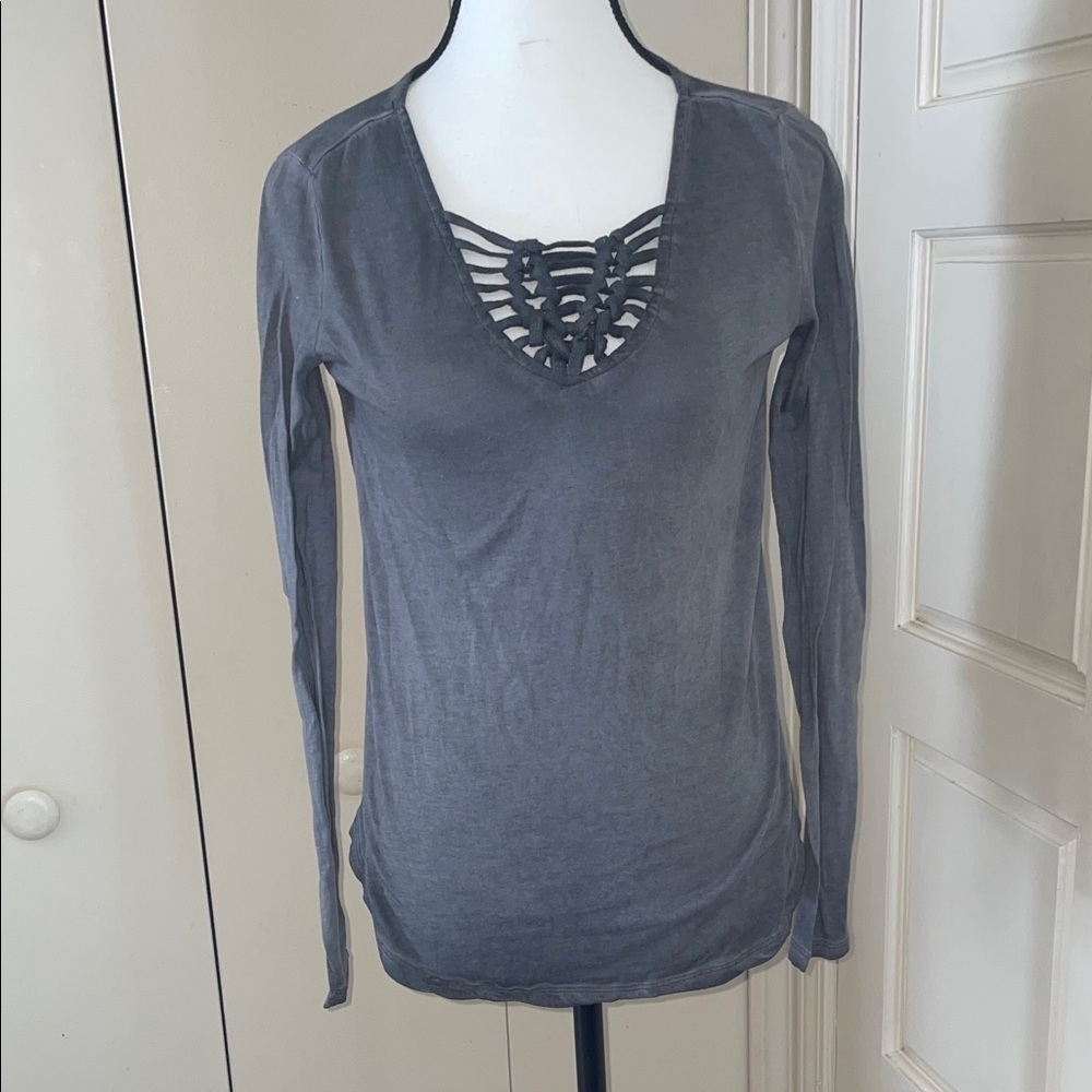 Mudd Gray Top